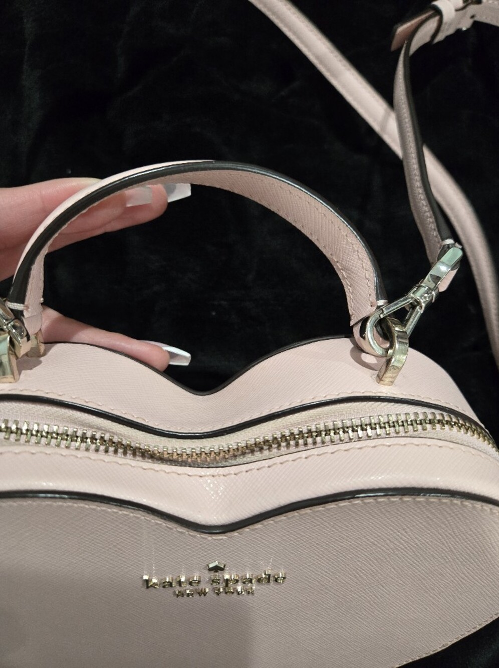 Kate Spade New York Pink Heart Crossbody Bag - Picture 3 of 11